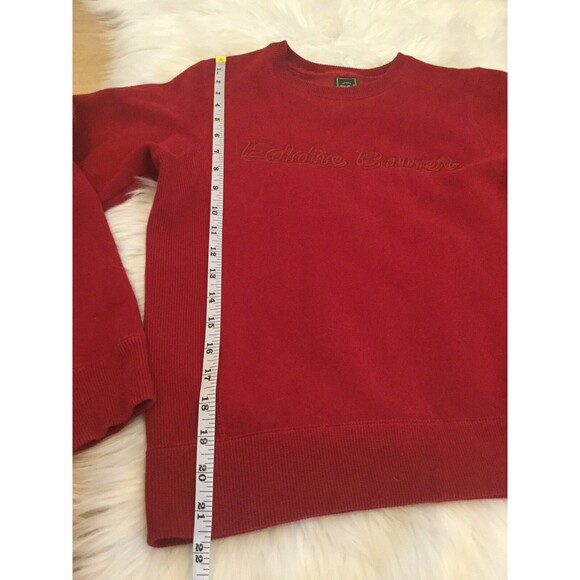 Eddie Bauer Women's Red Sweatshirt XS Soft Embroidered Logo - Picture 7 of 11
